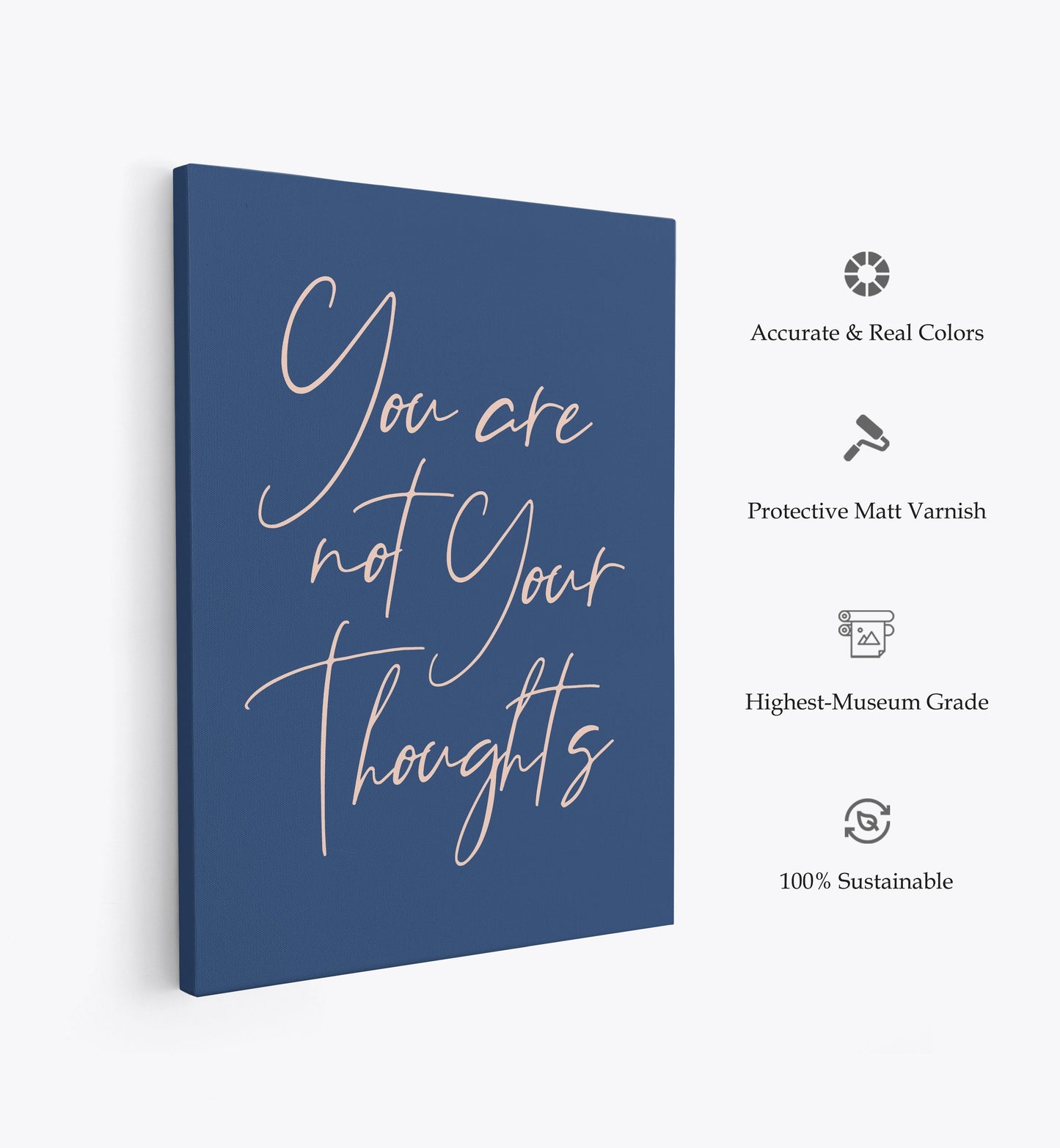 You Are Not Your Thoughts, Motivational Poster