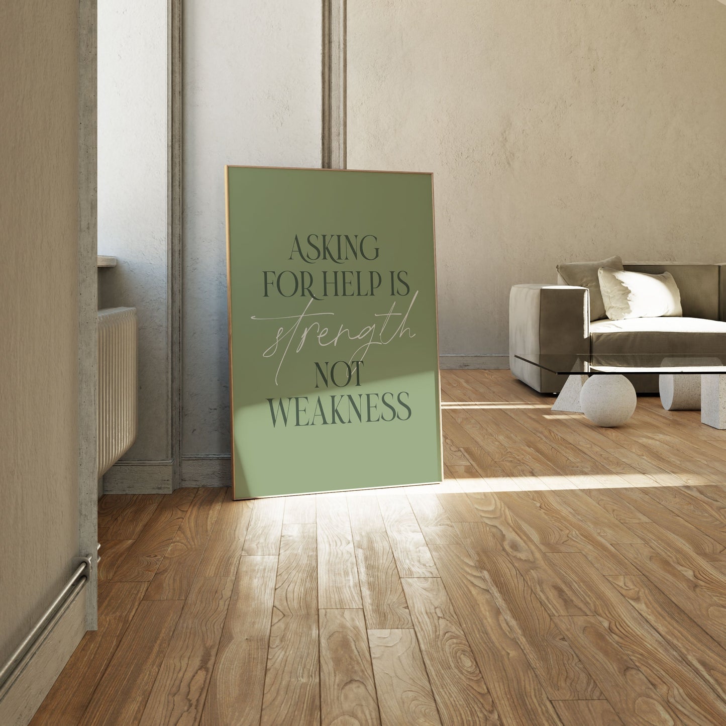 Asking Help, Motivational Poster