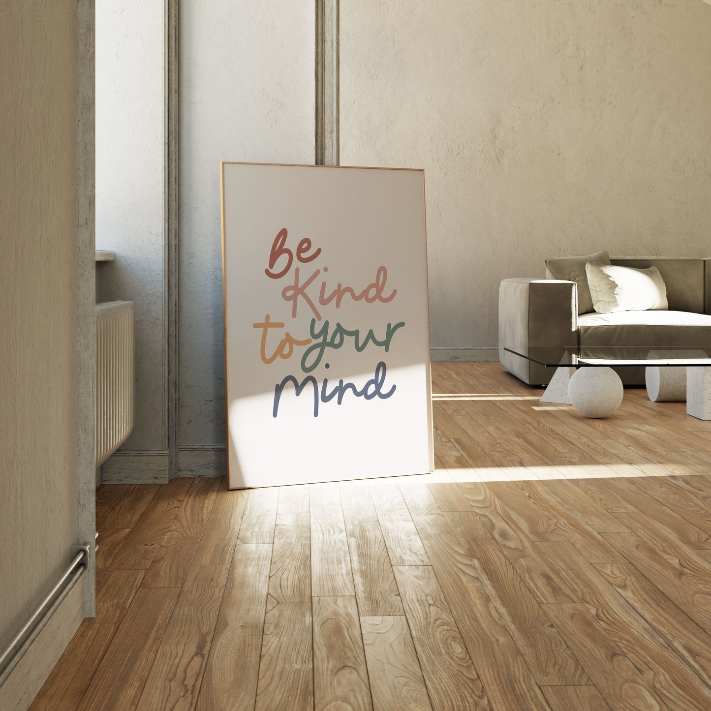 Be Kind To Your Mind, Motivational Poster