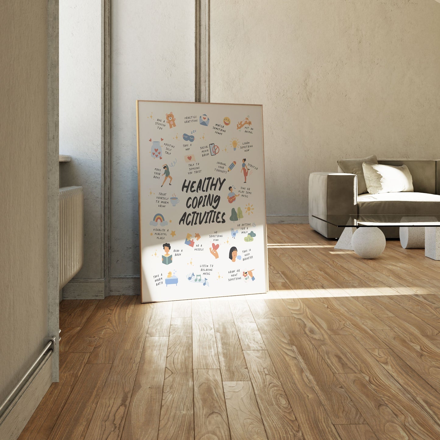 Coping Activities, Motivational Poster