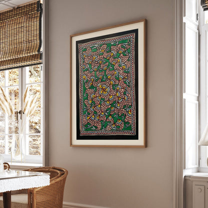 New Fish rass madhubani, Madhubani Art, Madhubani Painting