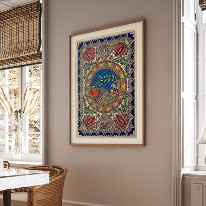 Fish rass, Madhubani Art, Madhubani Painting