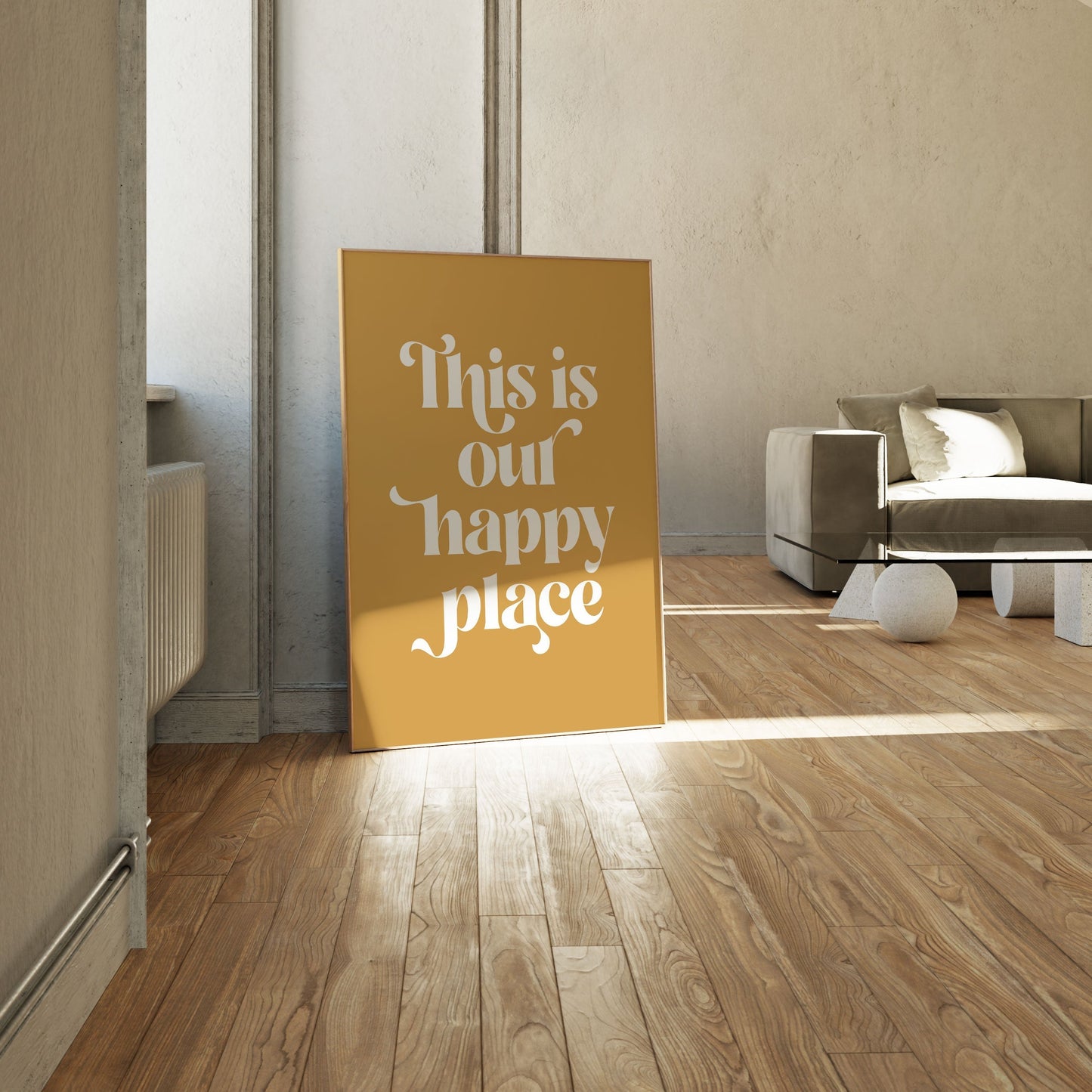 Happy Place No2, Motivational Poster