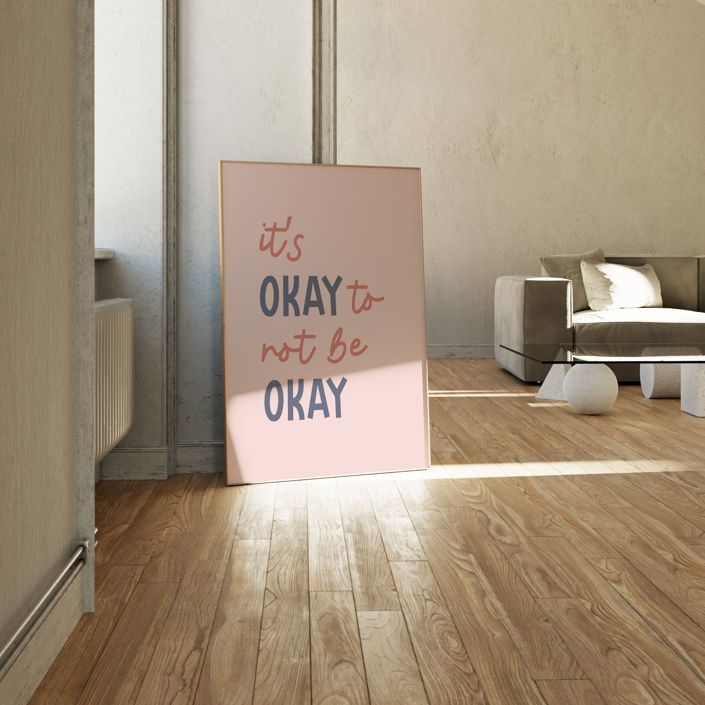 Its Ok Not To Be Ok, Motivational Poster