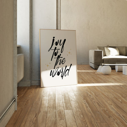 Joy To the World, Motivational Poster