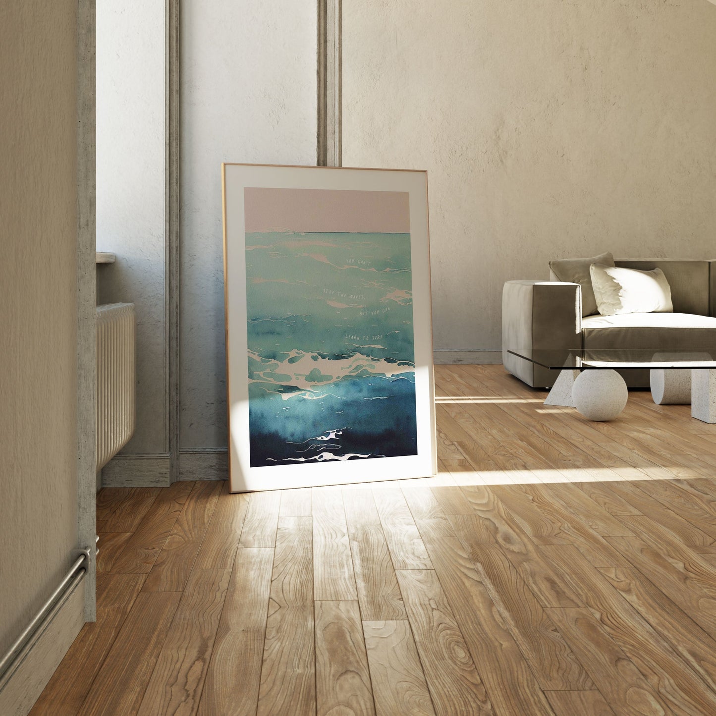 Learn To Surf, Motivational Poster