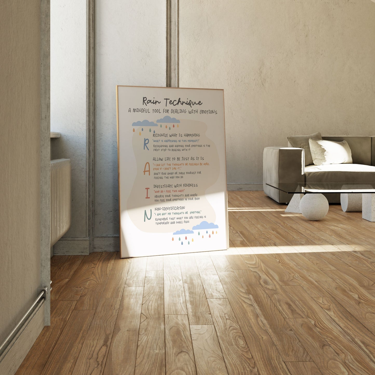 Rain, Motivational Poster