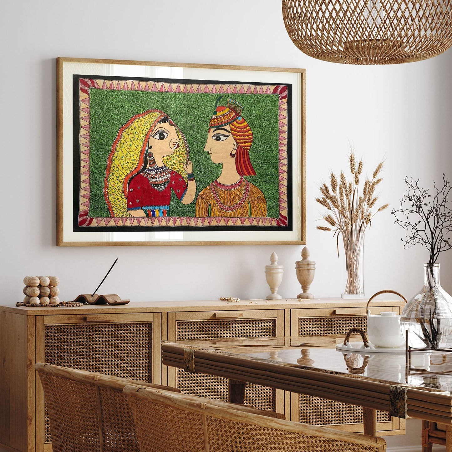 Raja Rani Madhubani, Madhubani Art, Madhubani Painting