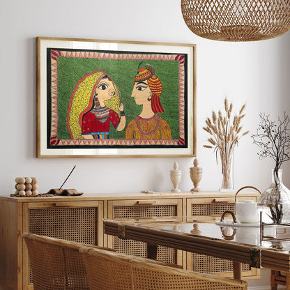 Raja Rani Madhubani, Madhubani Art, Madhubani Painting