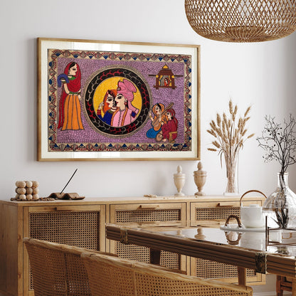 Raja Rani Madhubani Art, Madhubani Art, Madhubani Painting