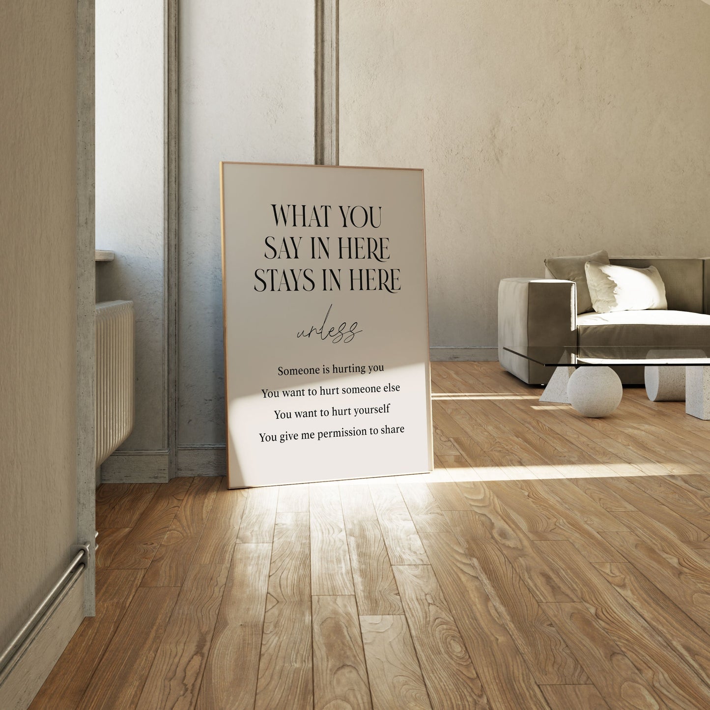 Saysherestayhere, Motivational Poster