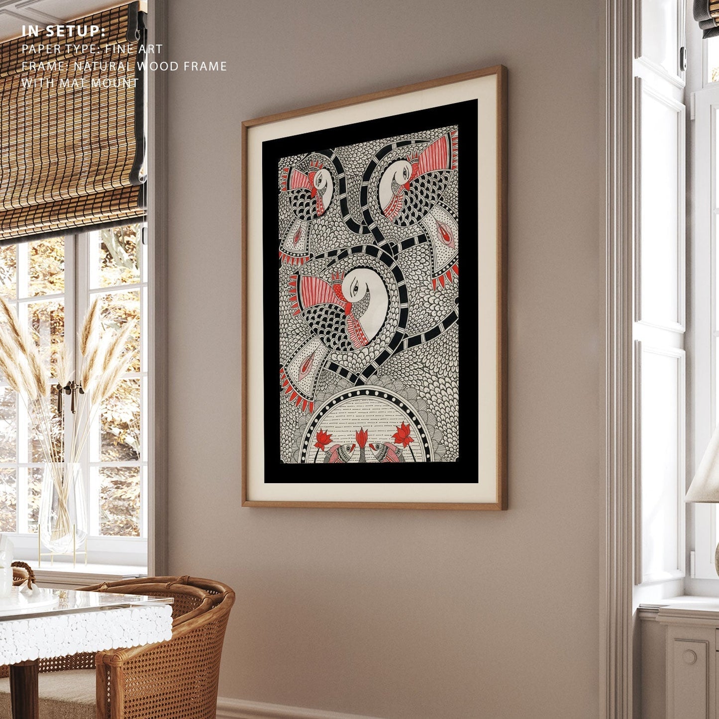 Beauty of Eternity Madhubani Art