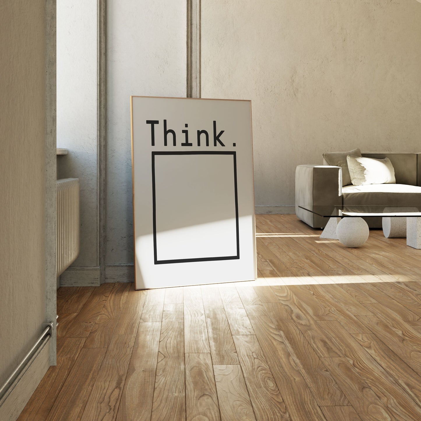 Think, Motivational Poster