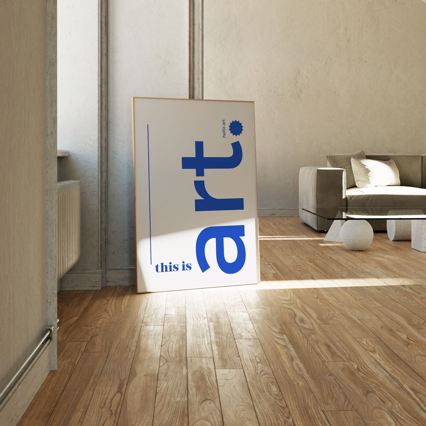 This is Art (hello art), Motivational Poster