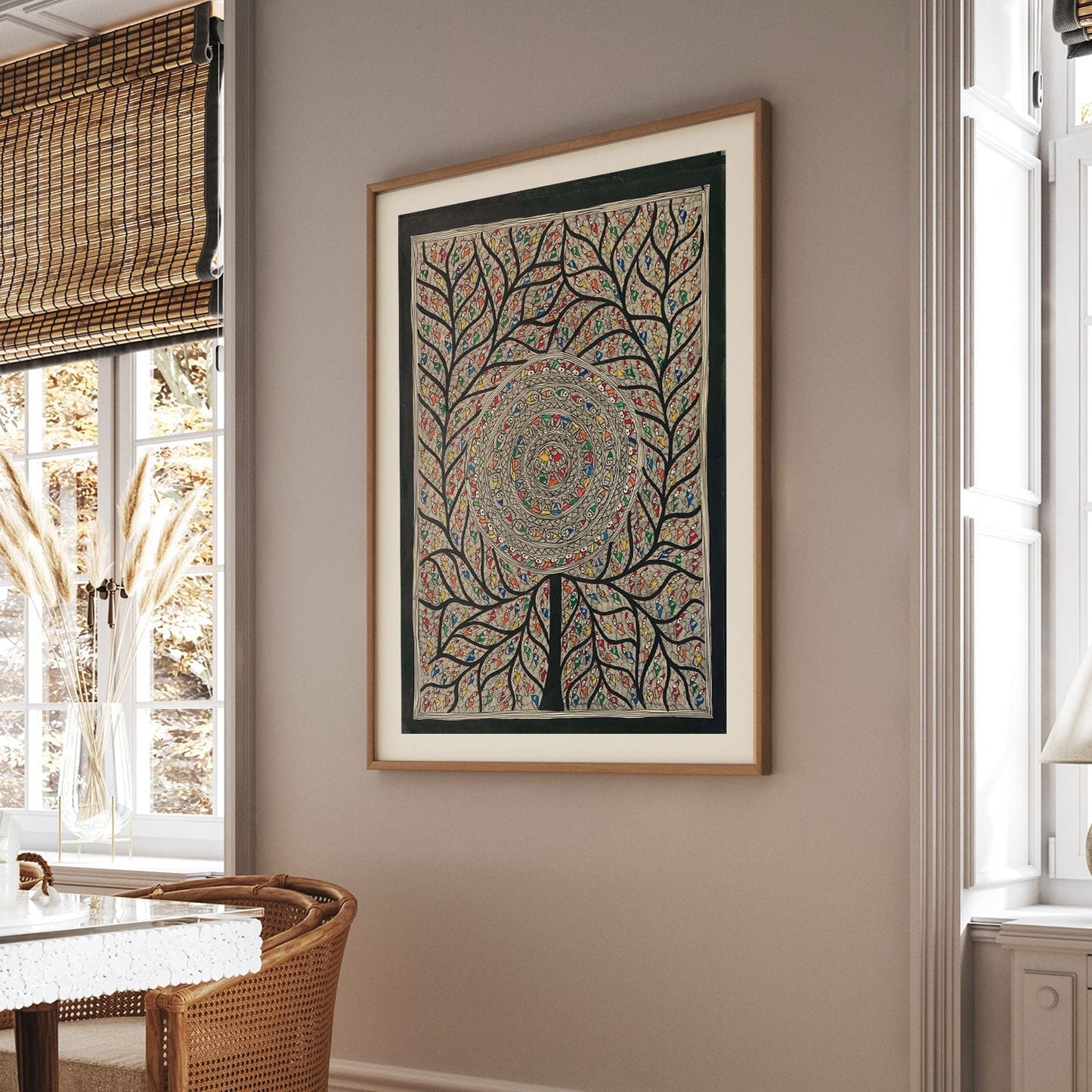 Life of Tree, Madhubani Art, Madhubani Painting