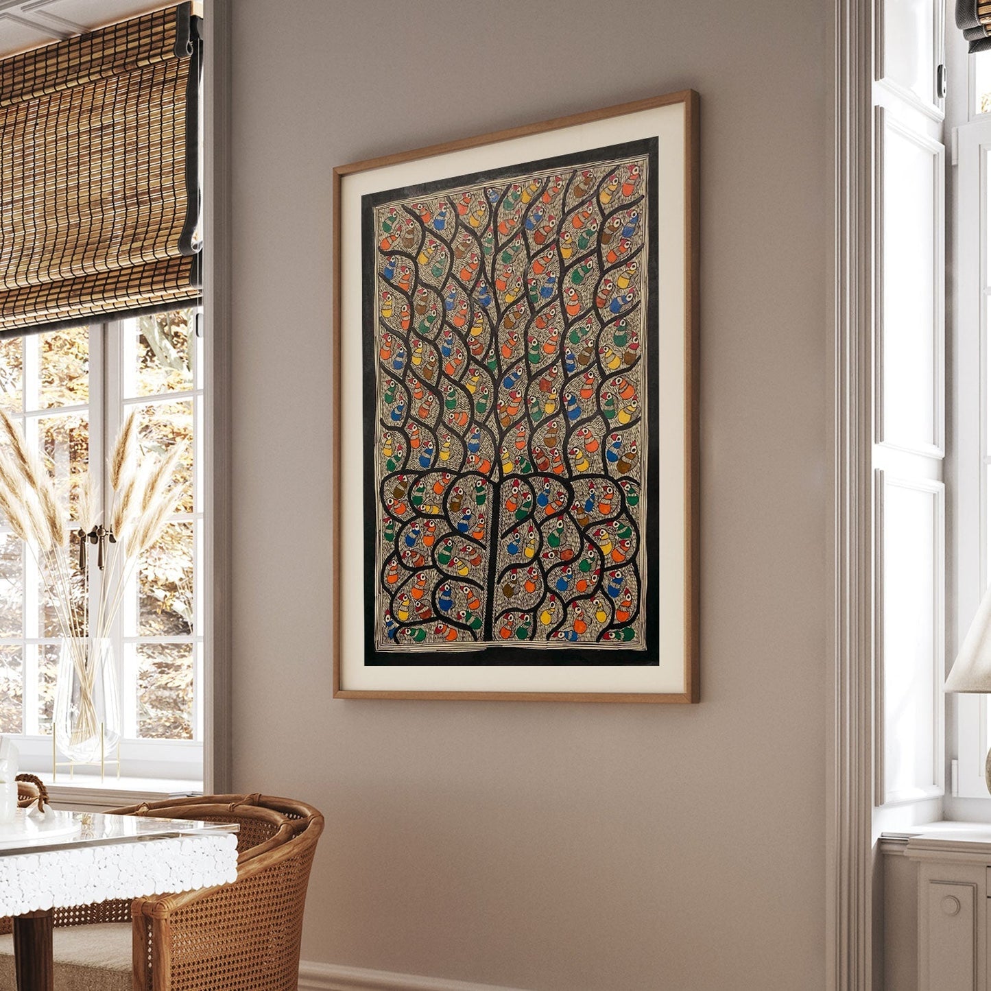 Life of Tree, Madhubani Art, Madhubani Painting