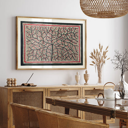 Life of Tree, Madhubani Art, Madhubani Painting