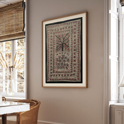 The Fish and bird madhubani, Madhubani Art, Madhubani Painting