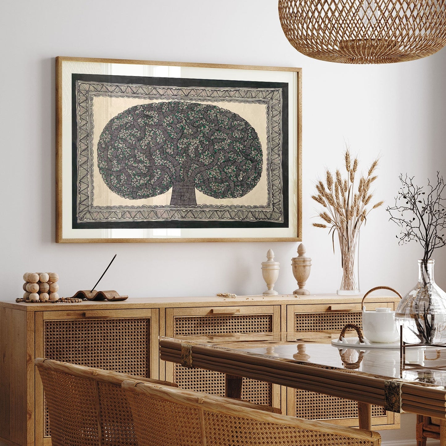 Life of Tree, Madhubani Art, Madhubani Painting