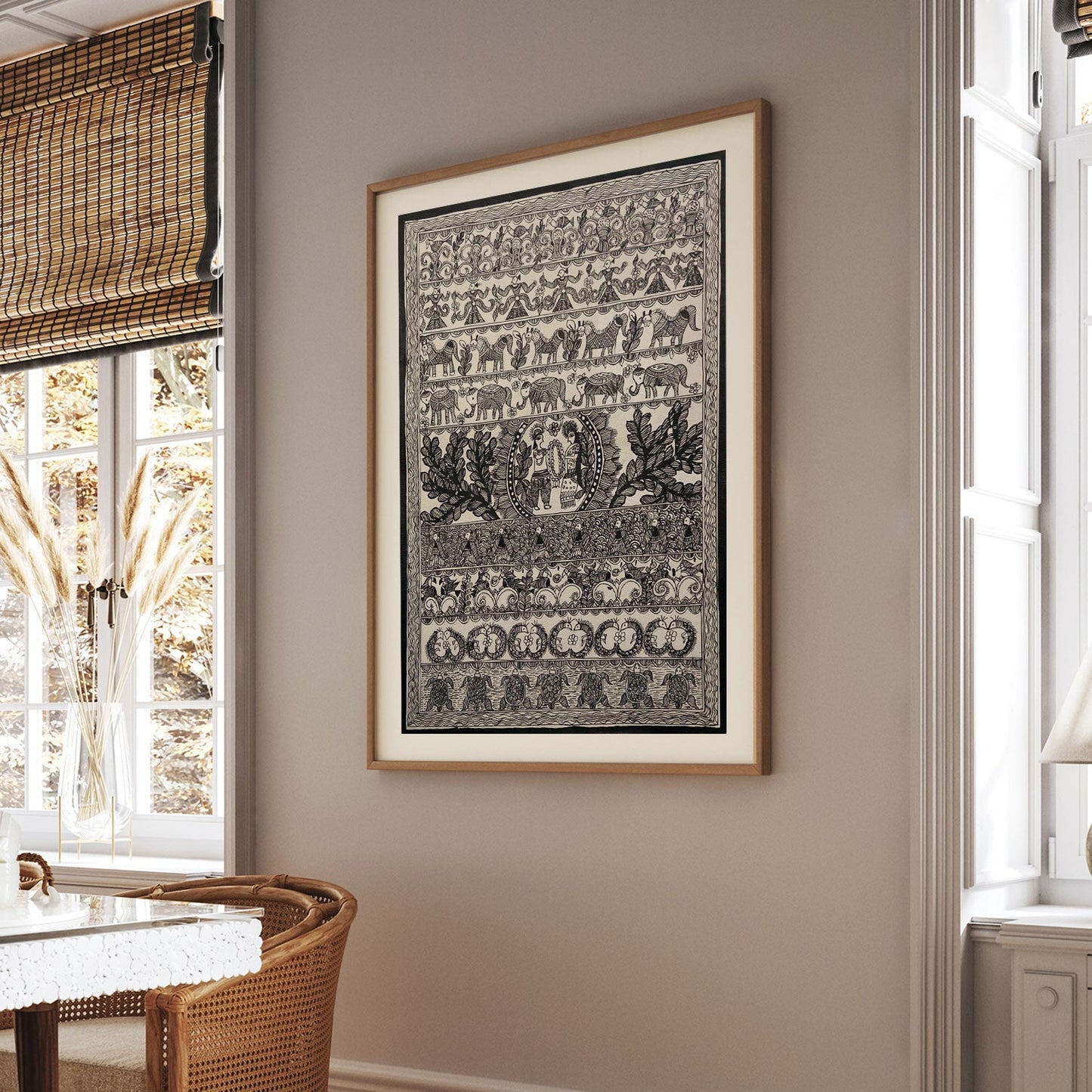 Wedding Madhubani, Madhubani Art, Madhubani Painting