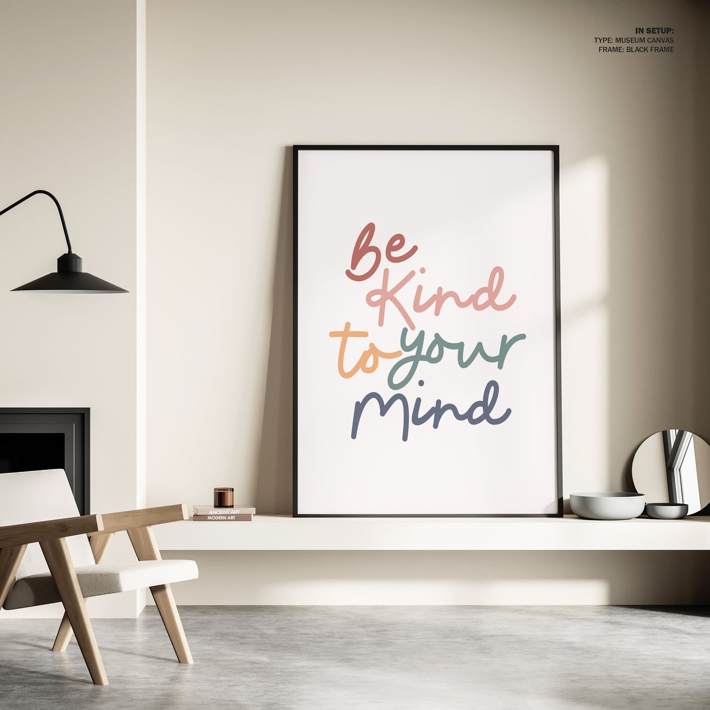 Be Kind To Your Mind, Motivational Poster