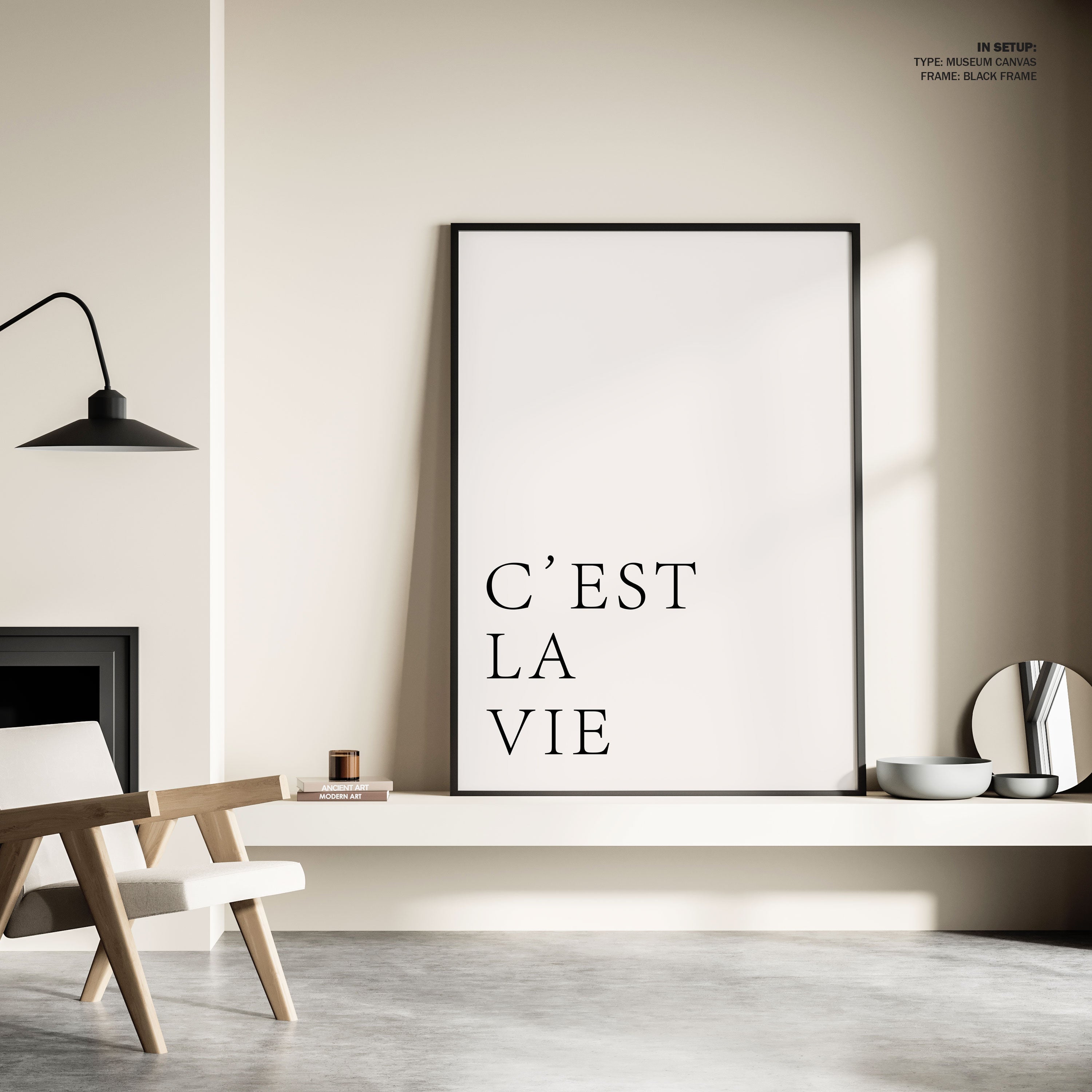 C'est La Vie, Motivational Poster