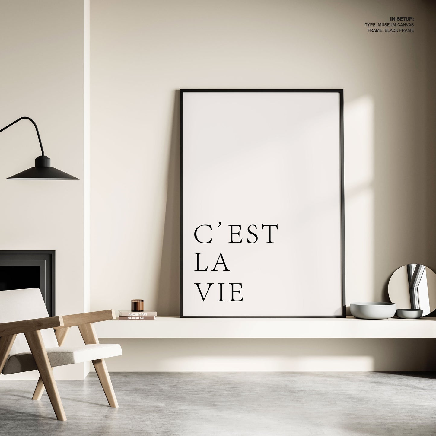 C'est La Vie, Motivational Poster