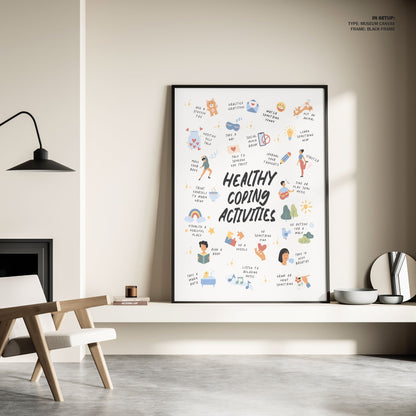 Coping Activities, Motivational Poster