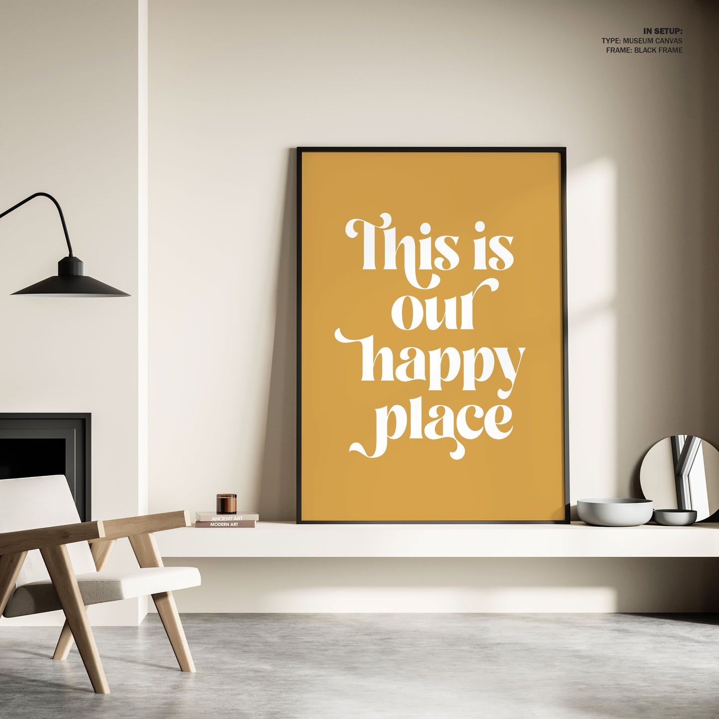 Happy Place No2, Motivational Poster