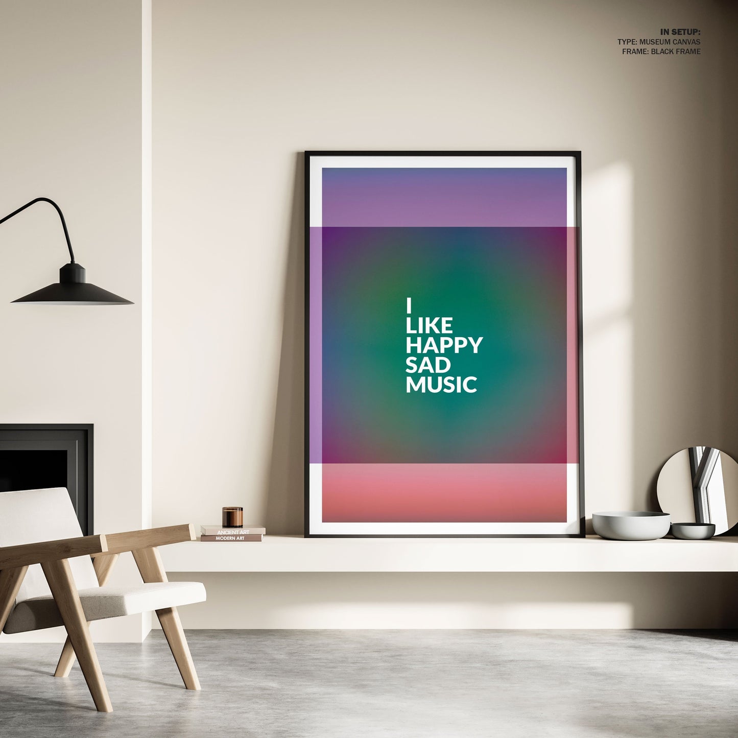 I Like Happy Sad Music, Motivational Poster