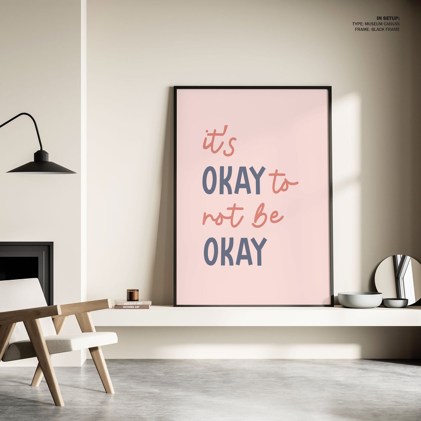 Its Ok Not To Be Ok, Motivational Poster
