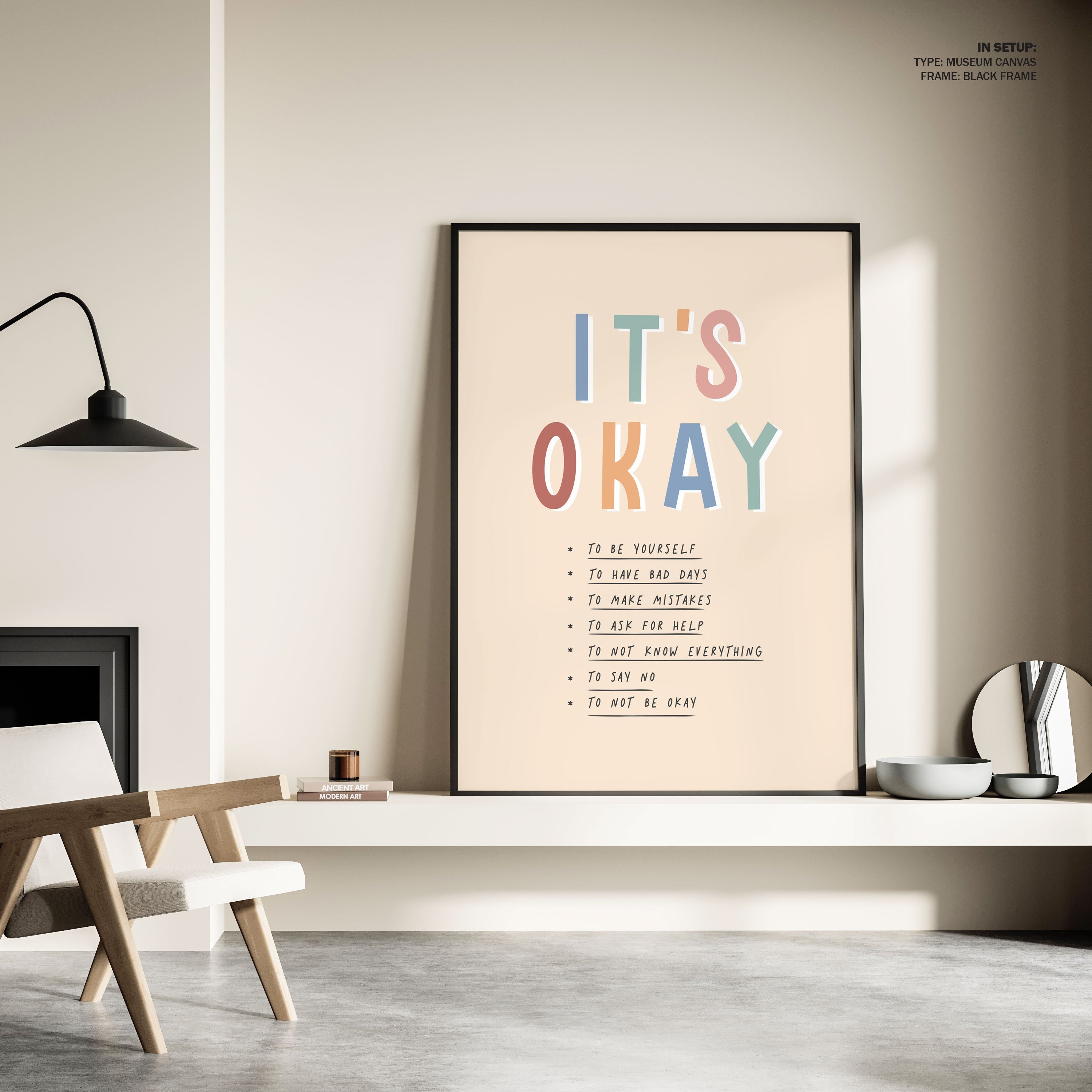 Its Okay, Motivational Poster