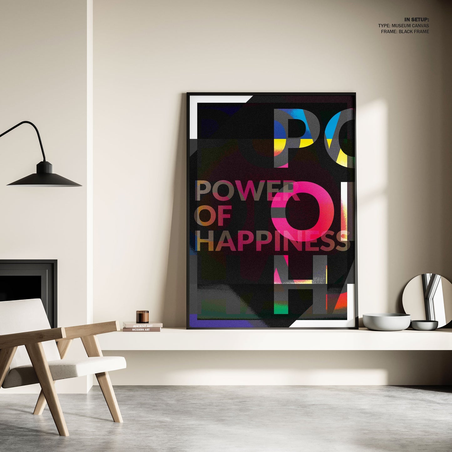 Power of Happiness, Motivational Poster