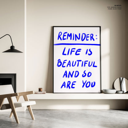 Reminder, Motivational Poster