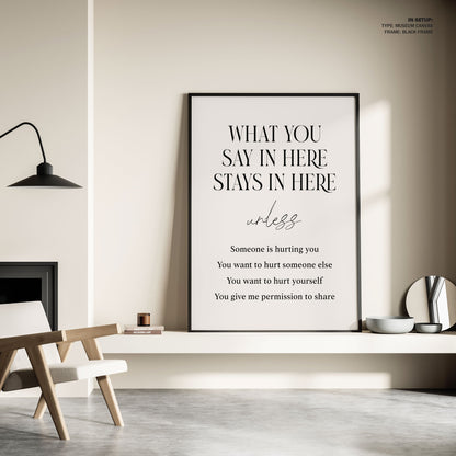 Saysherestayhere, Motivational Poster