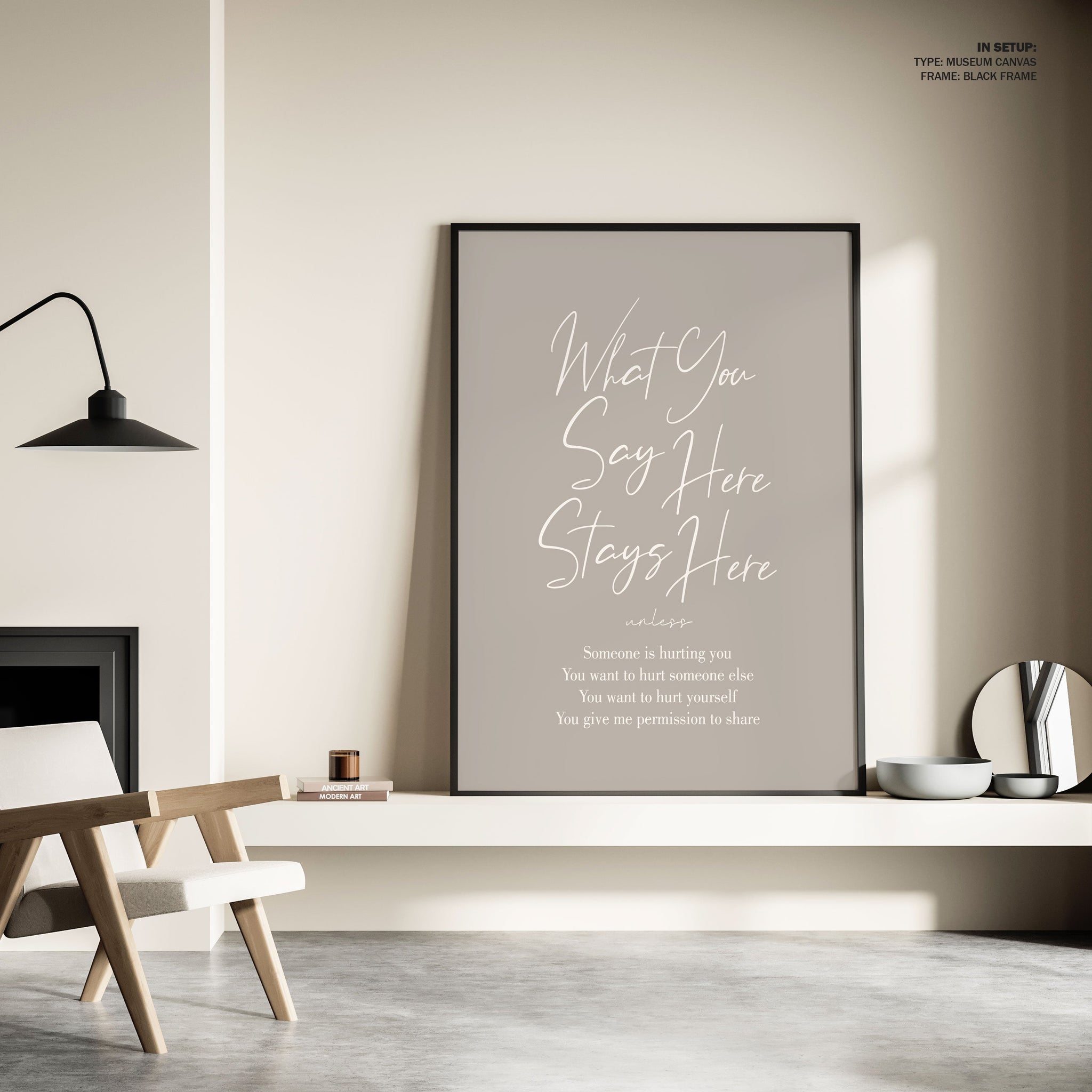 Stays Here No2, Motivational Poster