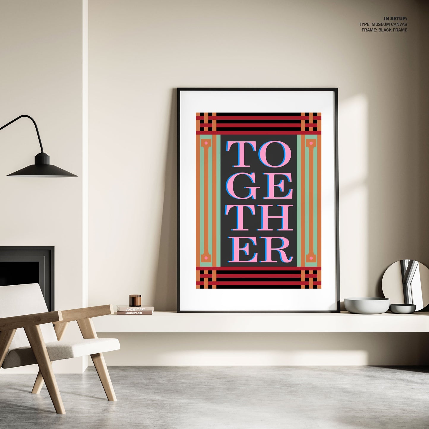 Together Black, Motivational Poster