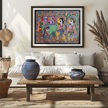 Ahilya Hodya, Madhubani Art, Madhubani Painting