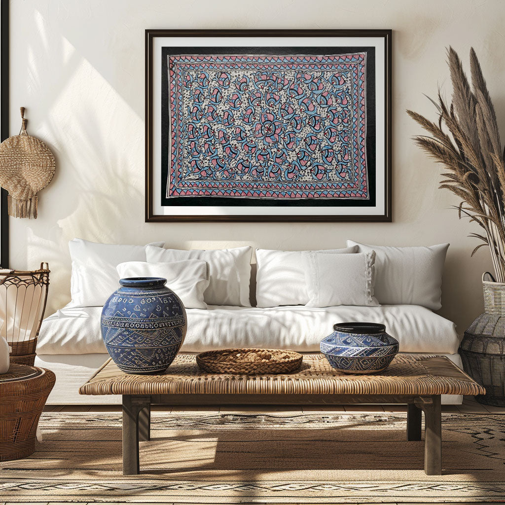 Fish rass madhubani, Madhubani Art, Madhubani Painting