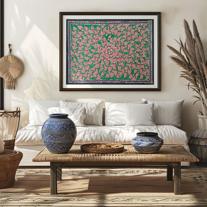 Fish rass, Madhubani Art, Madhubani Painting