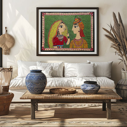 Raja Rani Madhubani, Madhubani Art, Madhubani Painting
