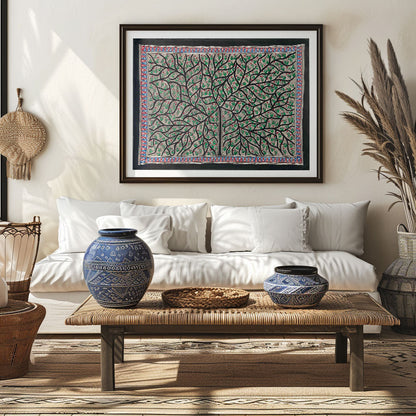 Tree of Life, Madhubani Art, Madhubani Painting