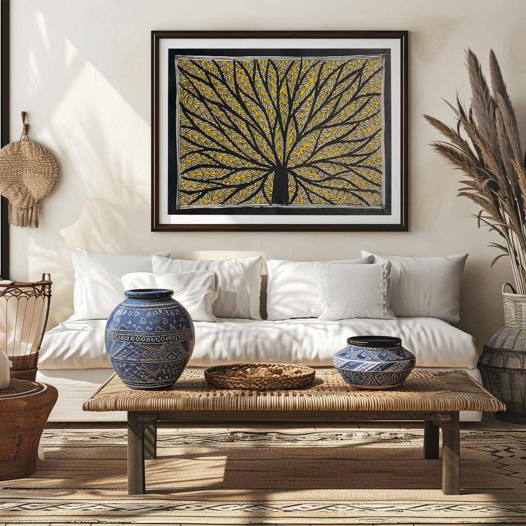 Life of Tree, Madhubani Art, Madhubani Painting