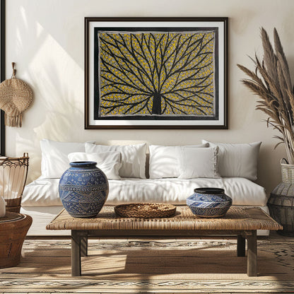 Life of Tree, Madhubani Art, Madhubani Painting