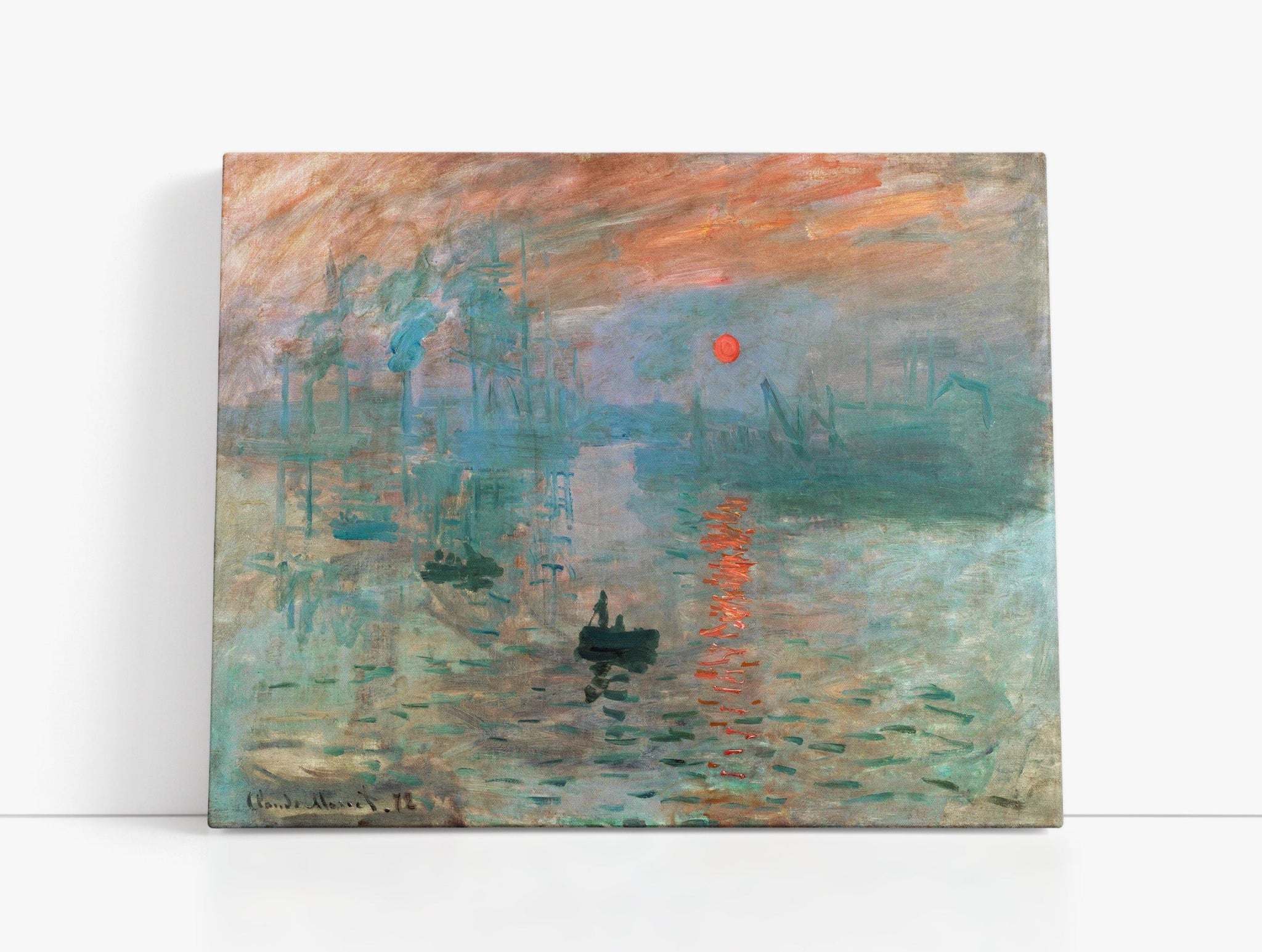 Claude Monet's Impression, Sunrise // Wall Art Print