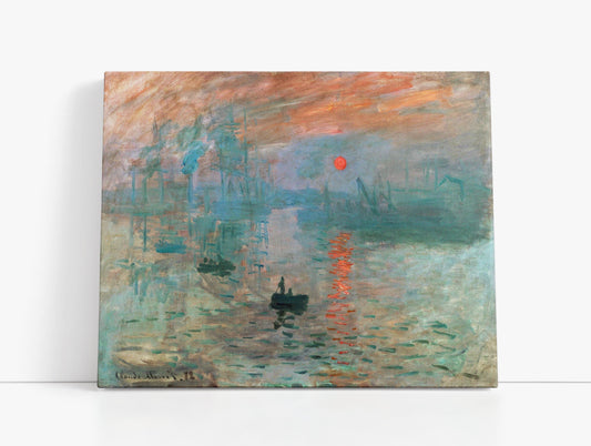 Claude Monet's Impression, Sunrise // Wall Art Print