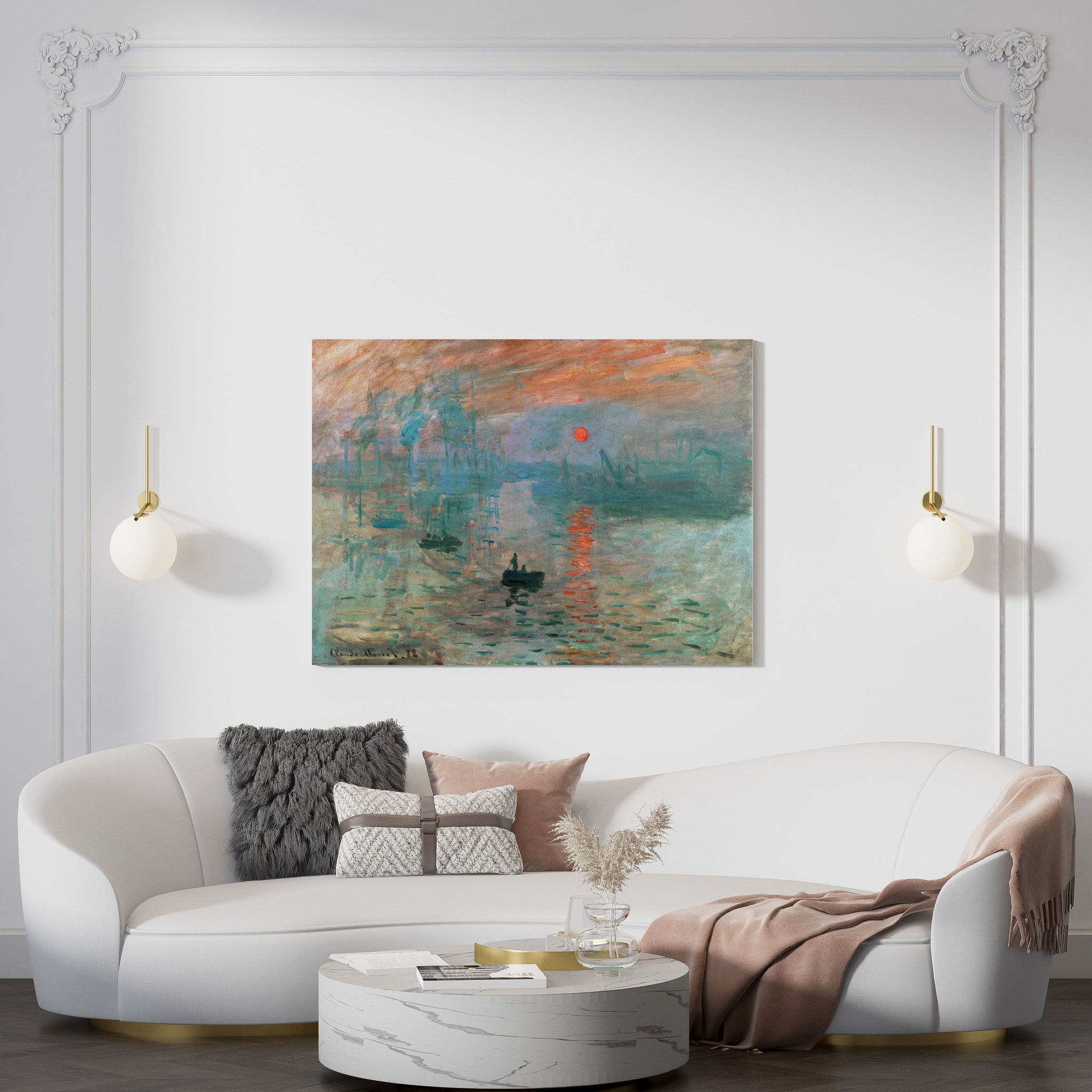 Claude Monet's Impression, Sunrise // Wall Art Print