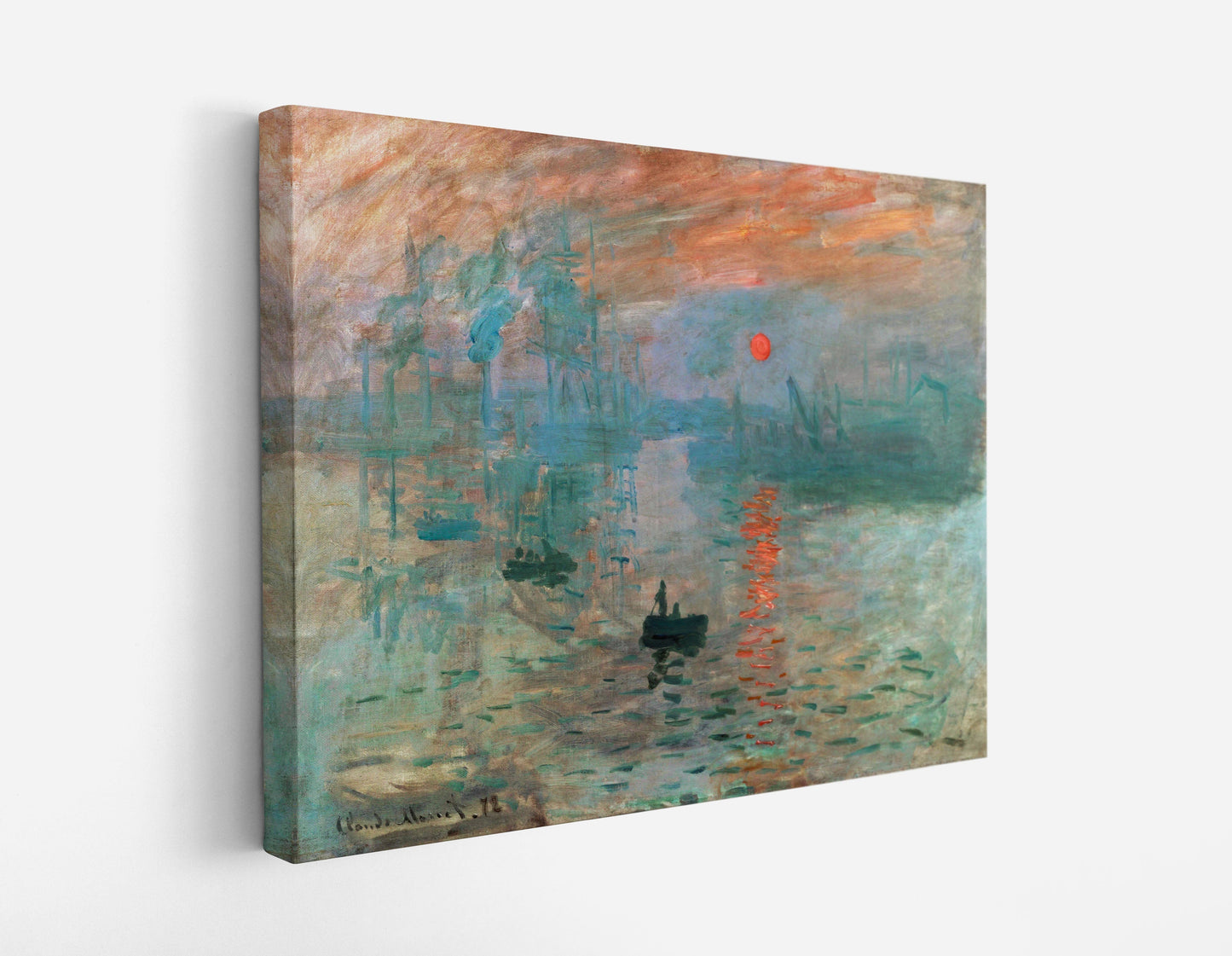 Claude Monet's Impression, Sunrise // Wall Art Print