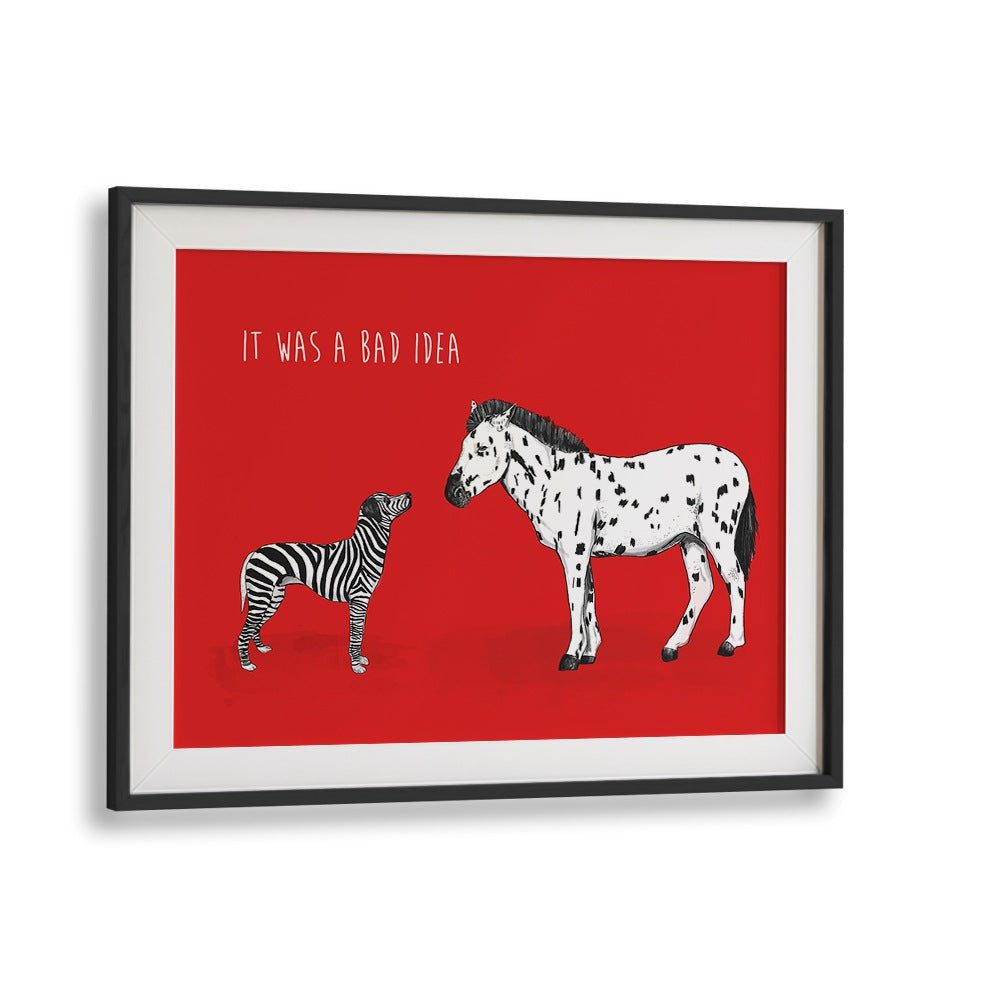 Whimsical "It Was a Bad Idea" kids room paintings by Balazs Solti add creativity and charm to your child's space.