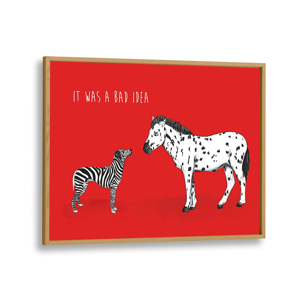 Whimsical "It Was a Bad Idea" kids room paintings by Balazs Solti brighten up your child's space with creativity.